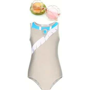 Dívčí plavky Čína Jednodílné plavky "Pocahontas" + sluneční brýle Velikost: 130/6-7T