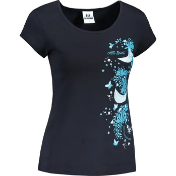 Dámské tričko Dámské triko ALTISPORT ALW096122 NÁMOŘNÍ MODRÁ/MODRÁ S