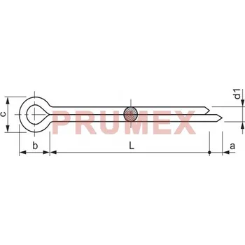 Šroub Závlačka DIN 94-2x32 pozink