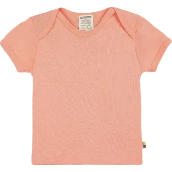 Dětské triko s krátkým rukávem Světle oranžová loud + proud Velikost: 62/68