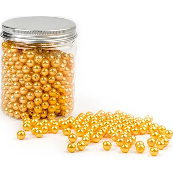 Dekoperličky pvc 8mm/150g žlutá