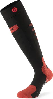Pánské termo ponožky Lenz Heat Sock 5.0 Toe Cap černé/bílé/červené