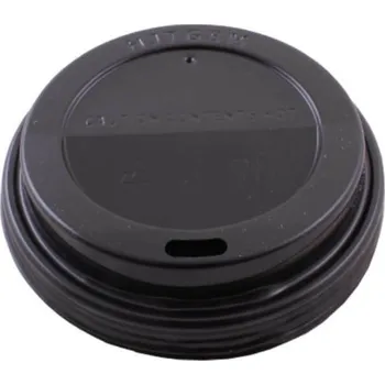 Jednorázové nádobí Plastová víčka pro teplé nápoje 9 cm, balení 100 ks