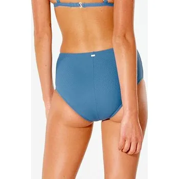 Dámské plavky Plavky Rip Curl WAVE SHAPERS HIGH WAIST CHEEKY Dark Teal velikost S
