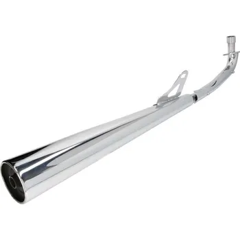 Výfuk pro motocykl Výfuk s kolenem - chrom - YUKI QUICK ,SHINERAY XY50Q-2E,JAWA ,Romet,Kymco