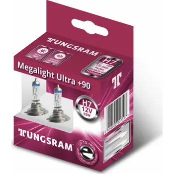 Autožárovka Tungsram Megalight Ultra H7 12V 55W 2 ks