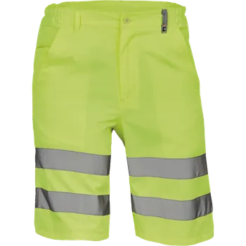 pracovní kraťasy Cerva FERROL HV Pracovní šortky žluté 48 0357001070048