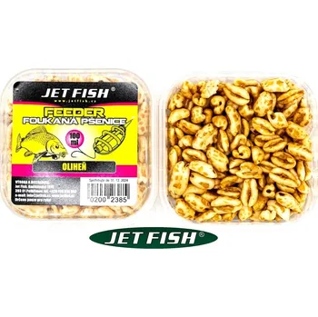 Nástraha Jet Fish Feeder foukaná pšenice 100 ml příchuť: Česnek