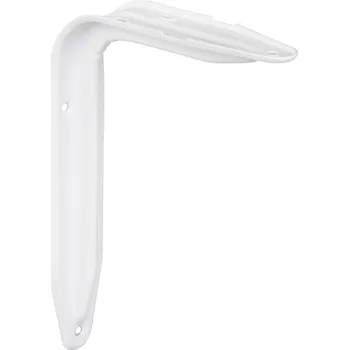 Držák na polici Walteco Konzole KLASIK 200x140mm, nosnost 15kg, bílá