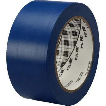 Výstražná páska 3M 764i modrá PVC páska 3M, návin 33 m, tloušťka 0,125 mm šířka: 100mm