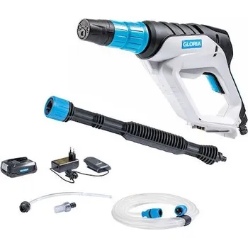 Vysokotlaký čistič Gloria MultiJet 18V čisticí set (+ nabíječka a baterie) 000301.0000