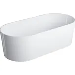 Aplomo Ovo M+ 160x75 volně stojící vana z kompozitu, bílý lesk