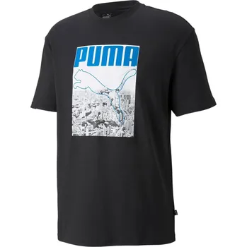 pánské tričko PUMA - BLACK - 2XL (Puma Photoprint Tee)