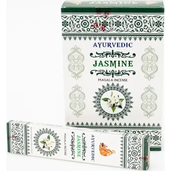 Vonná tyčinka Ayurvedic Vonné tyčinky Jasmine, 15 ks