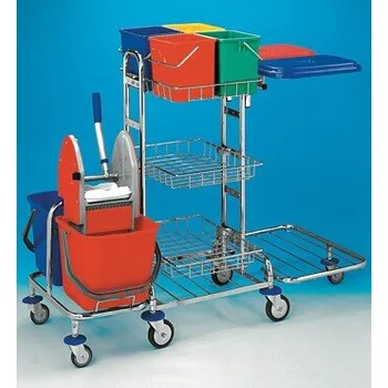 Úklidový vozík Úklidový servisní vozík KOMBI MIDI IV