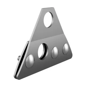 CEDA držák dvoutrubkový AL FALC - přírodní