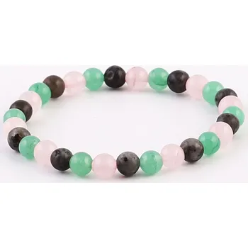 Souprava šperků Náramek aventurin růženín a labradorit