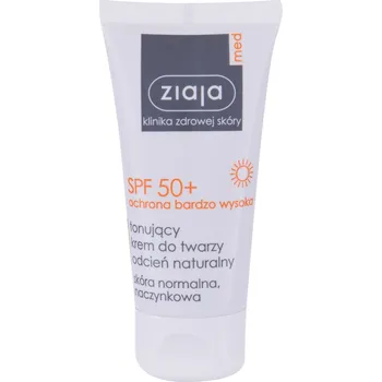 Přípravek na opalování Ziaja Med Protective Tinted Natural SPF50+ 50 ml