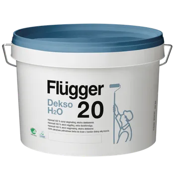 barva na zeď Flügger Dekso 20, bílá i báze k tónování 0,7 L