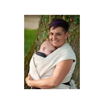 Přeprava dětí Šátek na nošení miminek a dětí ŠaNaMi - Bílá káva New, Velikost 4,5m