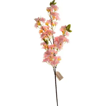 umělá květina Umělá kvetoucí větev růžová, 100 cm