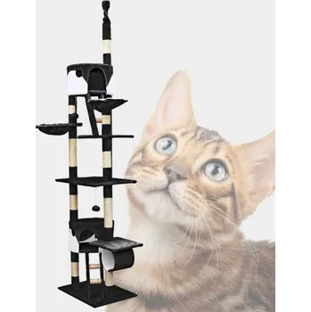 Pro kočku Kočičí škrabadlo BELLA W1 - Černé