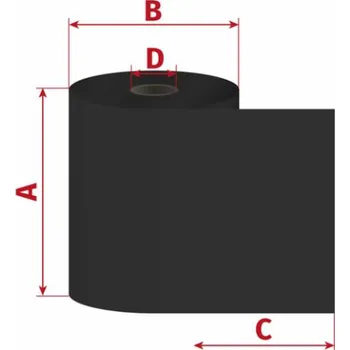 Pásek do tiskárny Páska 68mm x 300m TTR premium pryskyřice, D25/OUT, na textil