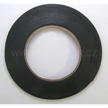 Lepicí páska lepící páska oboustranná černá 3mm 10m 1mm