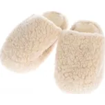 Pantofle vlněné béžové č. 41-42