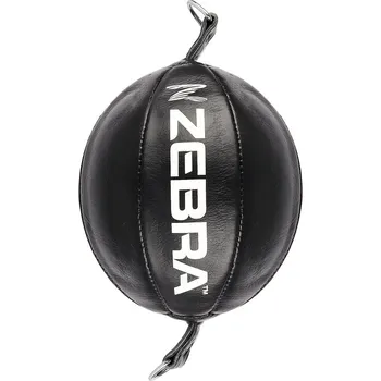 Boxovací hruška DOUBLE END BALL, ZEBRA PRO, REFLEXNÍ MÍČ KŮŽE, CA. 25 CM