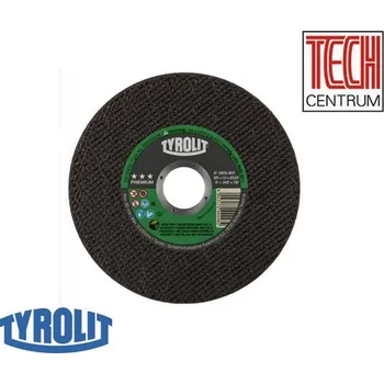 Brusný kotouč TYROLIT Kotouč řezací flex T41 115x1x22,2 KÁMEN C46SB80 34332827 (25ks) PREMIUM - 1 ks/ 63,55 Kč