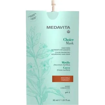 Barva na vlasy MedaVita Choice barvící maska oříšková (hazelnut) 30 ml