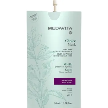 Barva na vlasy MedaVita Choice barvící maska lilková (aubergine) 30 ml