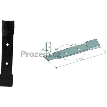 Mulčovací nůž levý pro Röll, 410/10/13 mm
