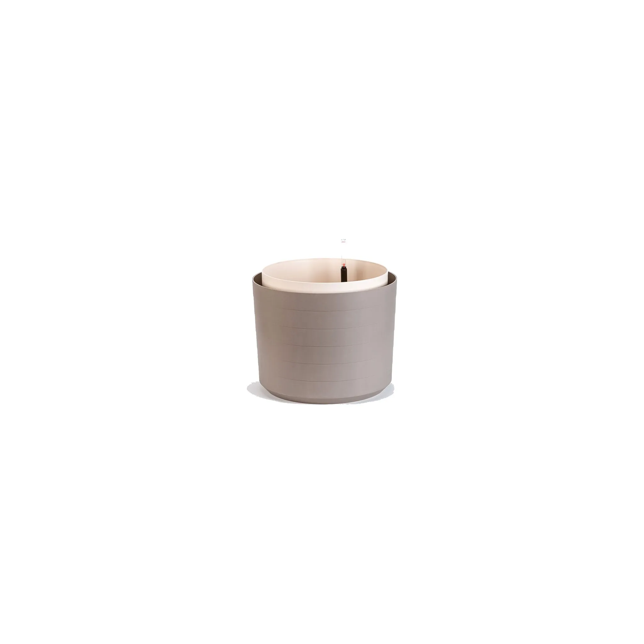 Fotografie 1 - Květináč Plastia Berberis 55 cm taupe/slonová kost