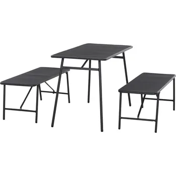 Zahradní nábytek SIENA GARDEN Sada balkónového nábytku, 3dílná (2 lavice + stůl)