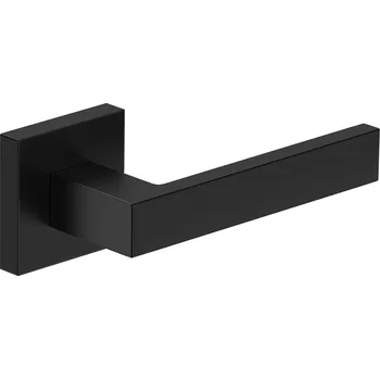 Dveřní kování Klika Qubik K Antibakteriální - černá (komplet 2ks)