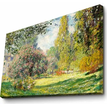Obraz ASIR Nástěnný obraz na plátně 70 x 100 cm Claude Monet Park Monceau