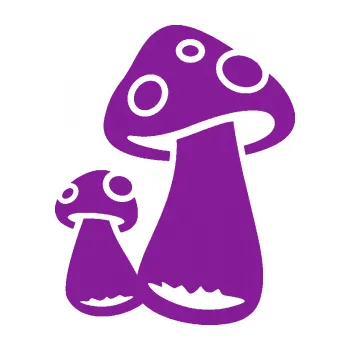 Samolepící dekorace Houby 001 levá (14 - fialová) SAMOLEPKA NA AUTO, NÁLEPKA, FÓLIE, POLEP, TUNING, VLASTNÍ TEXT, TISK, AUTOSAMOLEPKY.cz, POLEPY, OBRÁZEK, LOGO, 3D STICKERS