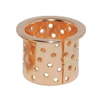 B92 P 2530 25/28/35x30 Přírubové pouzdro celobronzové s otvory