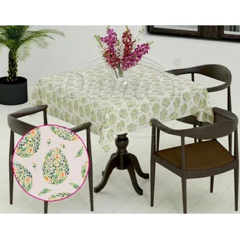 Dante Velikonoční látka zelená vejce - 75 x 75 cm