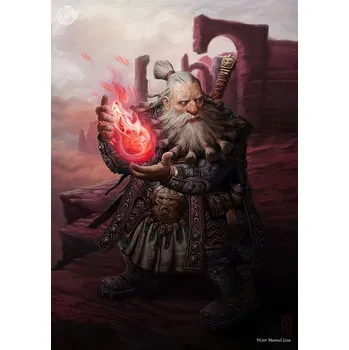 Plakát imago Plakát Jeskyně a draci - Trpaslík čaroděj