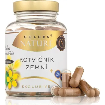 Přírodní produkt Golden Nature Kotvičník zemní 90 % + zinek + selen