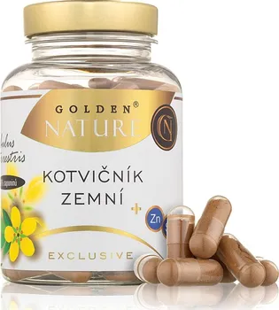 Přírodní produkt Golden Nature Kotvičník zemní 90 % + zinek + selen