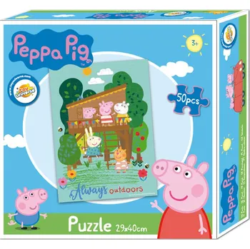 Puzzle Puzzle Peppa Pig - Always outdoor - 50 dílků