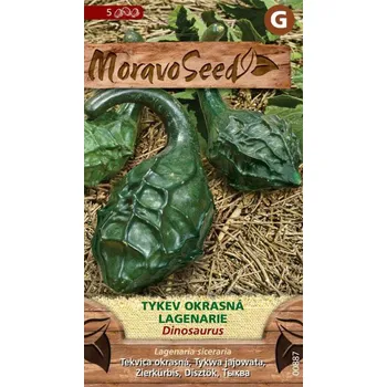 Semeno MoravoSeed Dinosaurus tykev okrasná lagenarie 5 ks