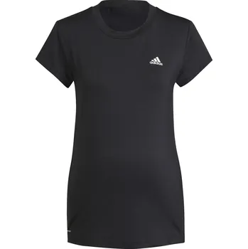 Dámské funkční tričko s krátkým rukávem adidas MATERNITY T W černé HA6610 - M | UK 5,5 | US 6