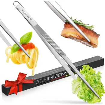 Kuchyňská pinzeta Pinzeta kuchařská SCHMIEDWERK z ušlechtilé oceli, stříbrná, 35cm