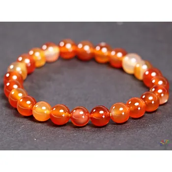 Náramek Magieprirody.cz Náramek Karneol 8 mm kuličky #133 z přírodních kamenů