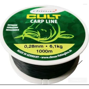 Vlasec Climax CULT CarpLine 1000m Black 0,28mm